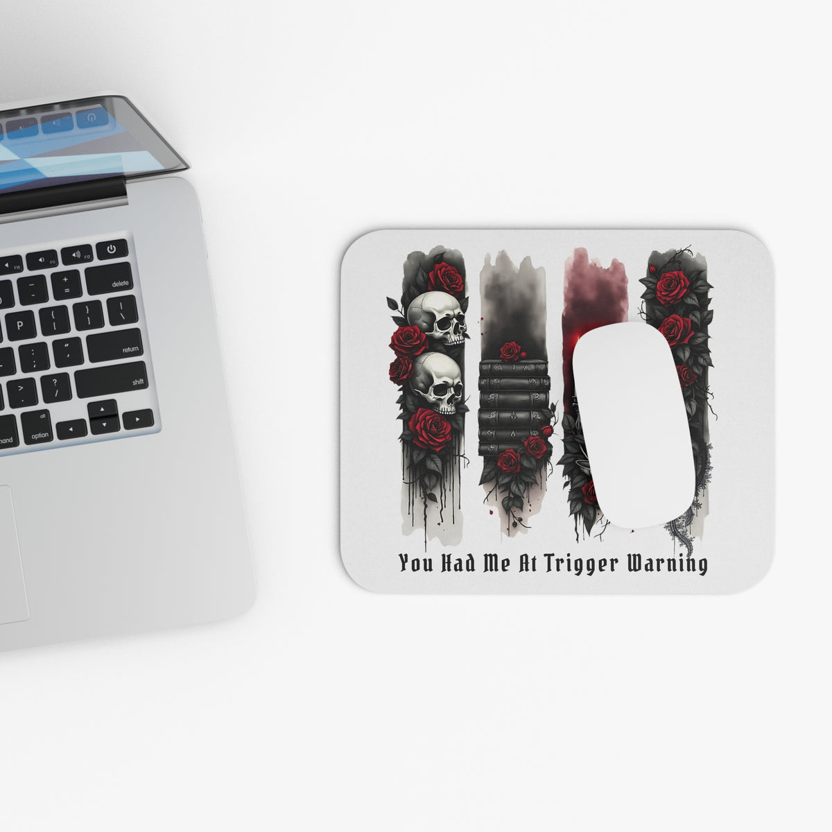 You had me at Trigger Warning Mouse Pad