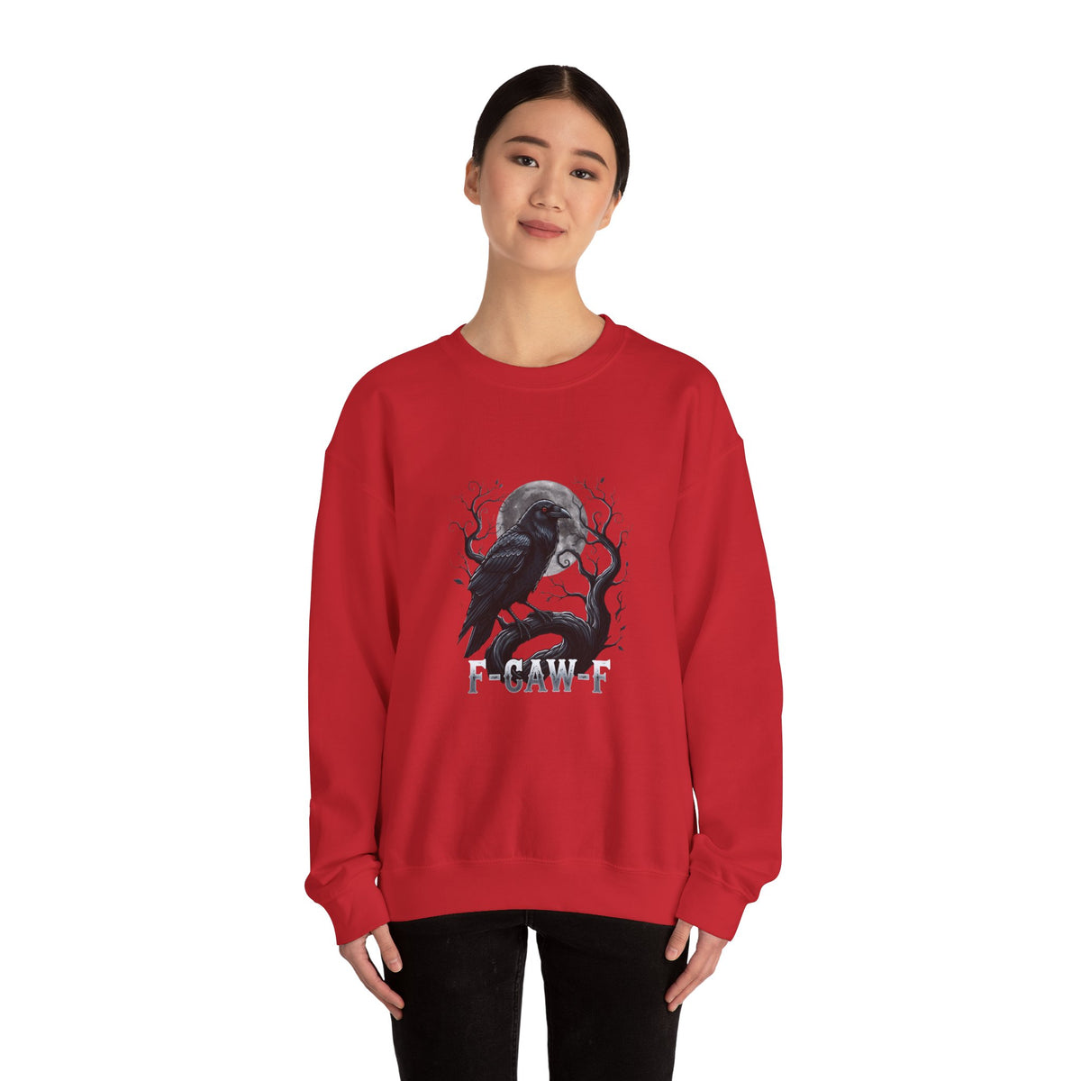 F-Caw-F Gothic Raven Sweatshirt