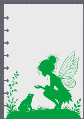 Simple Frog & Fairy - A5 Notebook