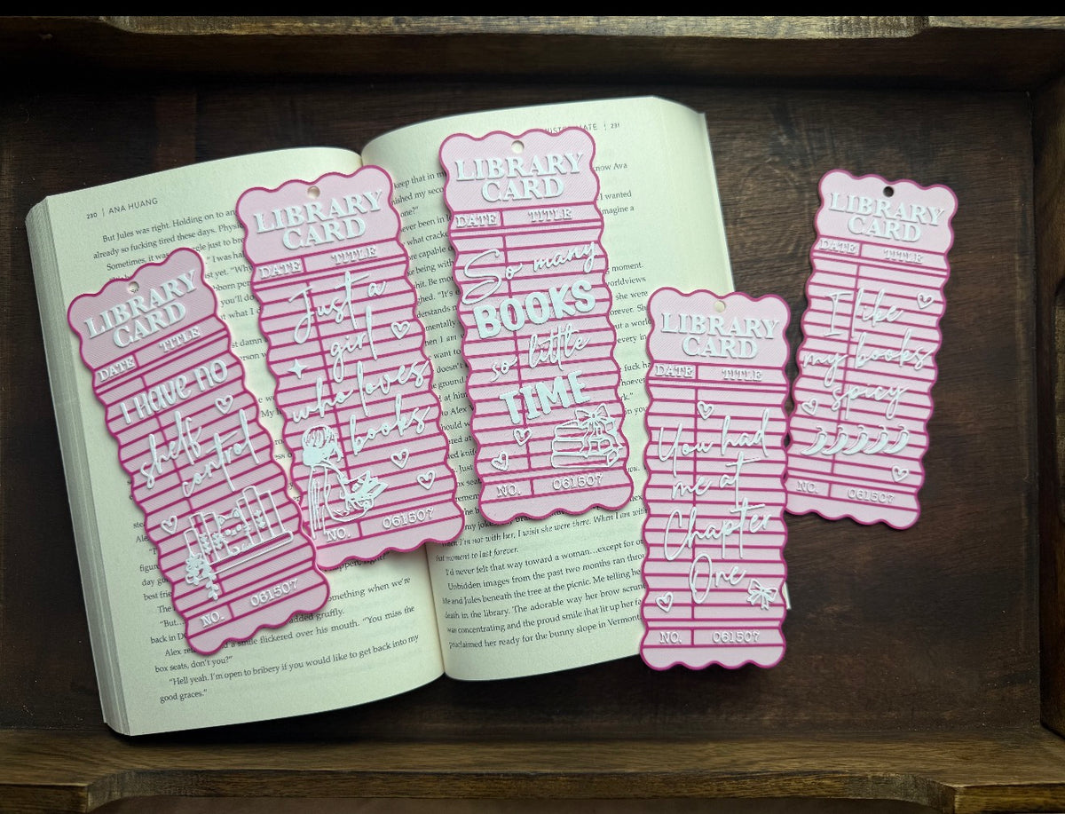 Shelf Control-Library Card Bookmarks