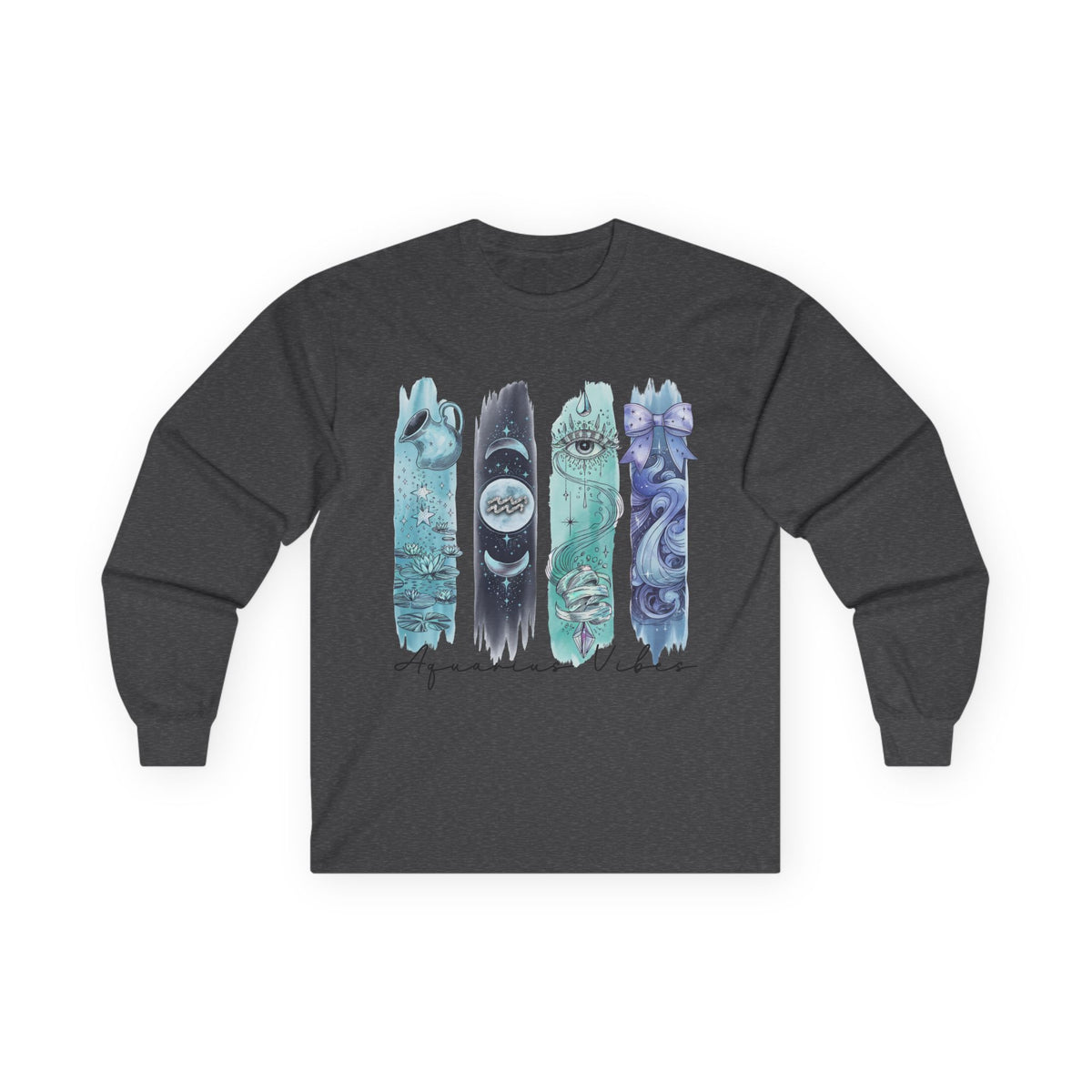 Aquarius Astrological Long Sleeve Tee