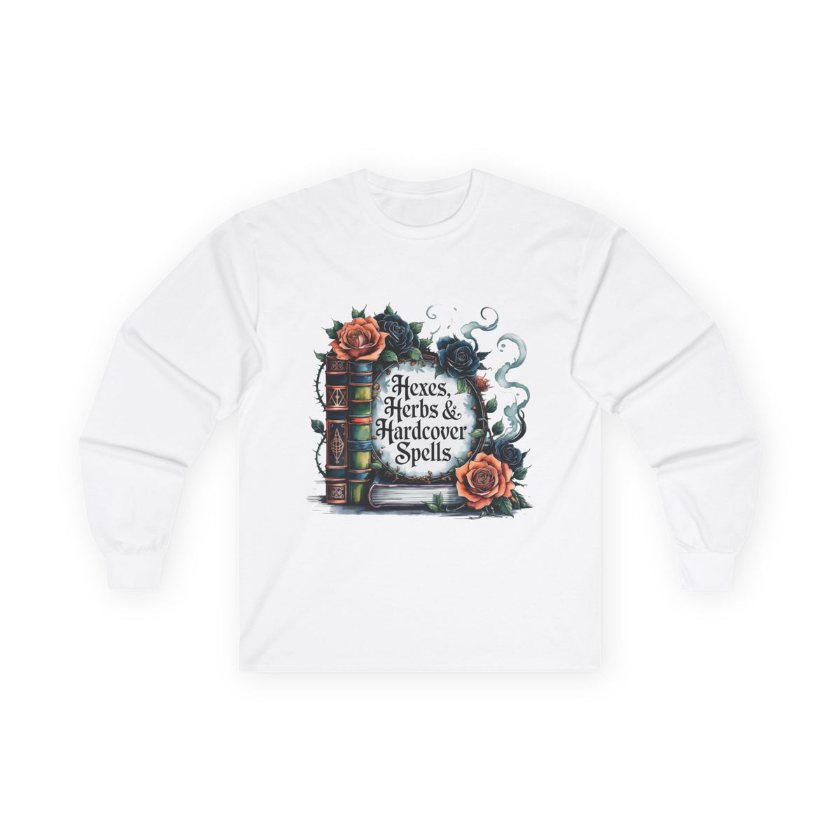 Hexes, Herbs & Hardcovers Long Sleeve Tee
