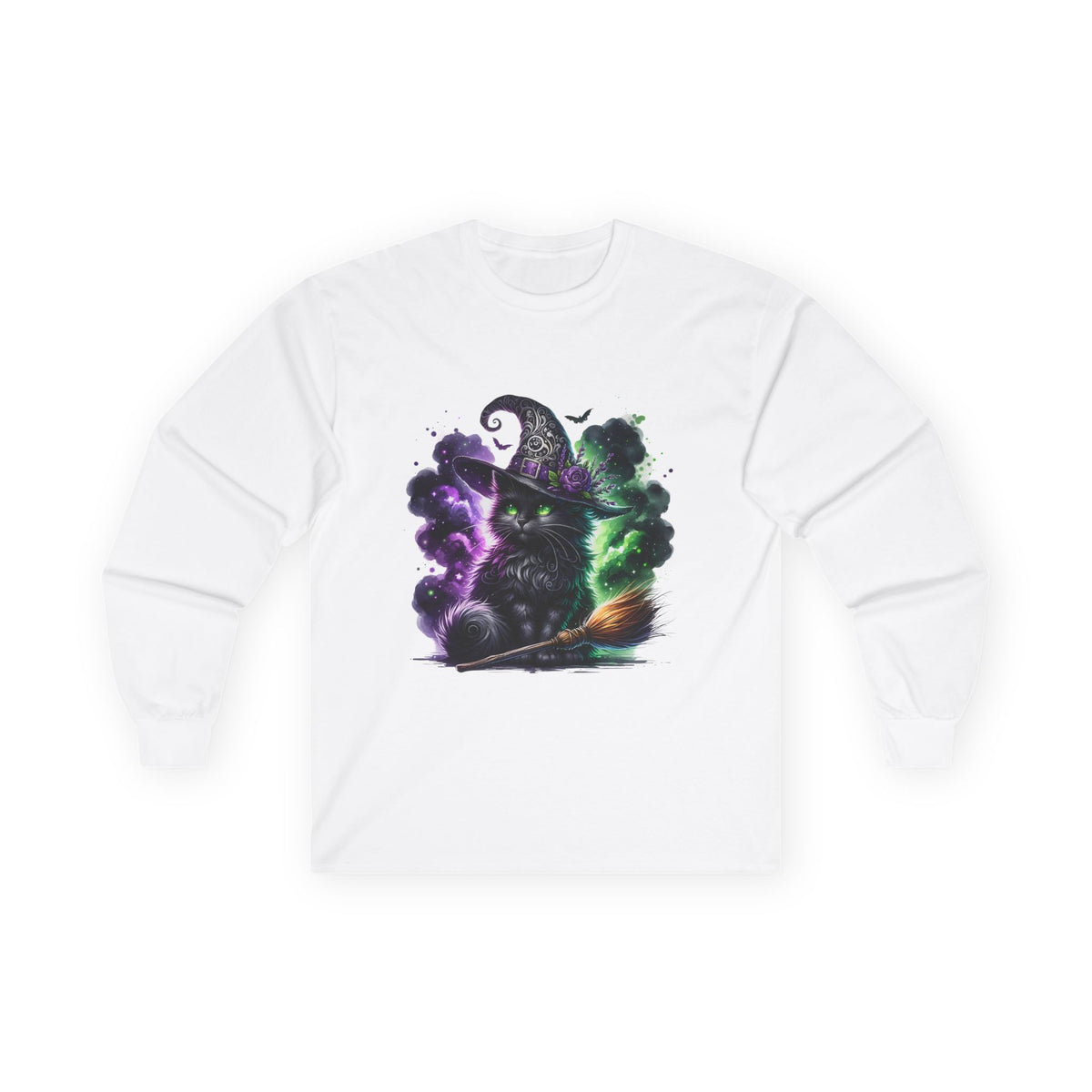 Witchy Kitty Long Sleeve Tee