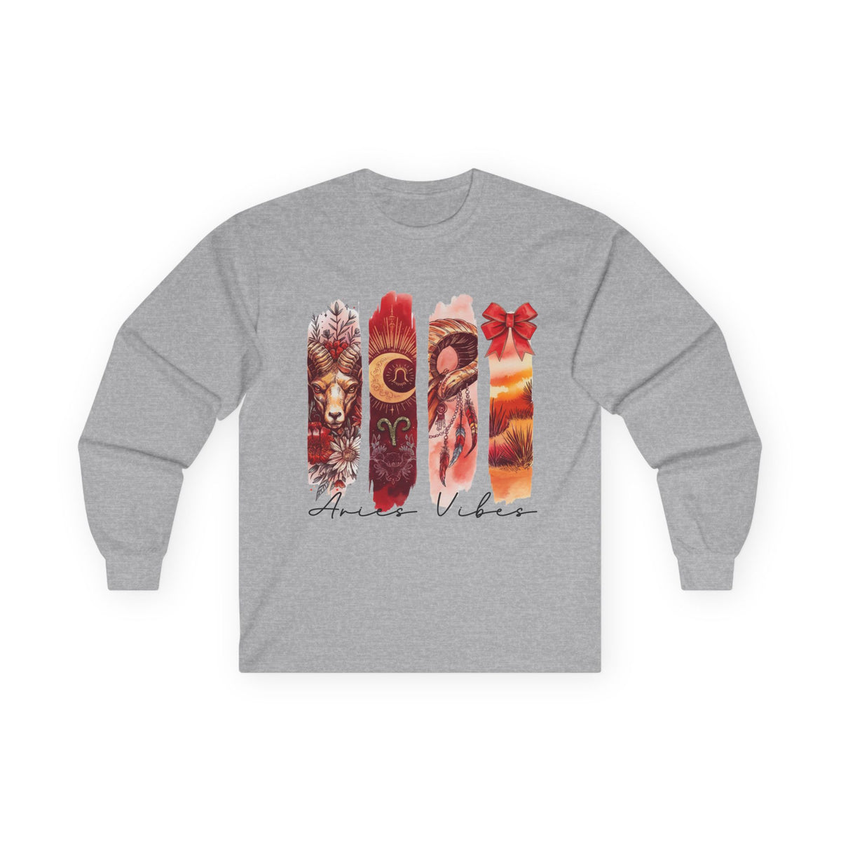 Aries Astrological Long Sleeve Tee