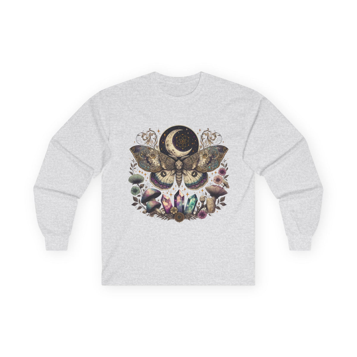 Mystical  Moth Long Sleeve Tee