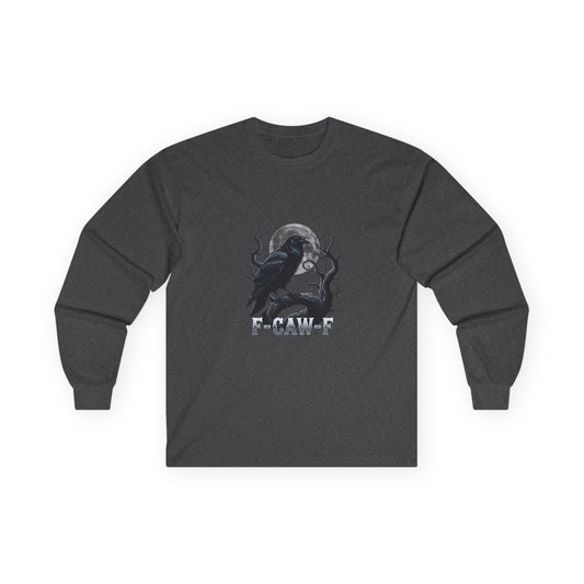 F-Caw-F Moonlit Crow Long Sleeve Tee