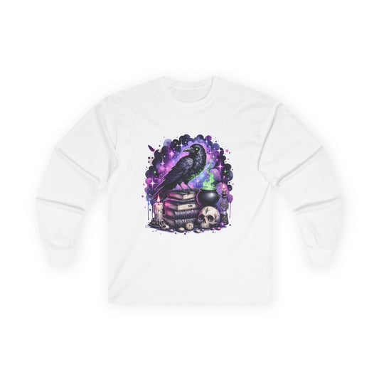 Raven & Skull Long Sleeve Tee