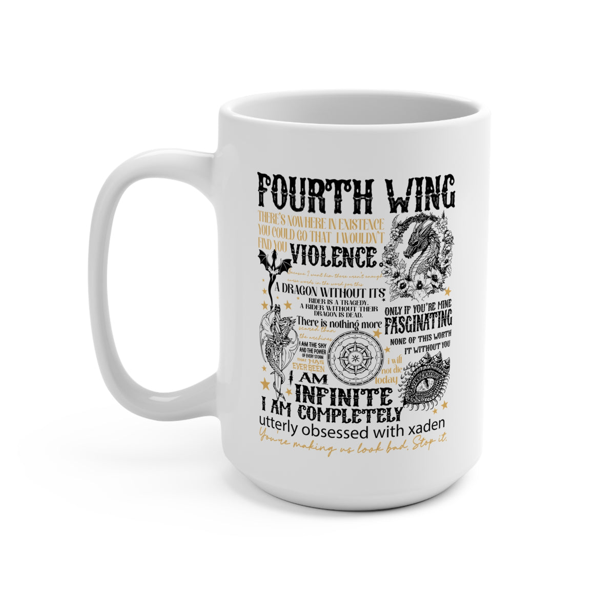 Fourth Wing 15oz Mug