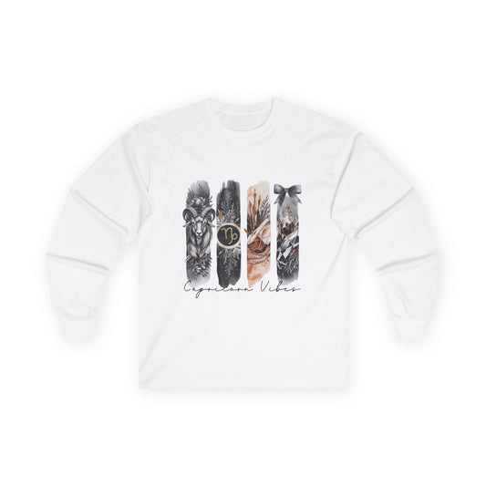 Capricorn Astrological Long Sleeve Tee