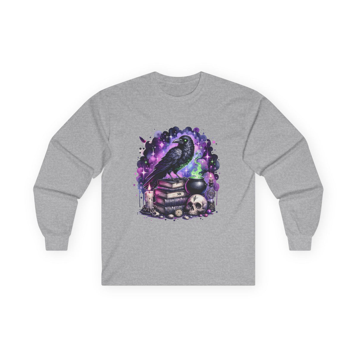 Raven & Skull Long Sleeve Tee