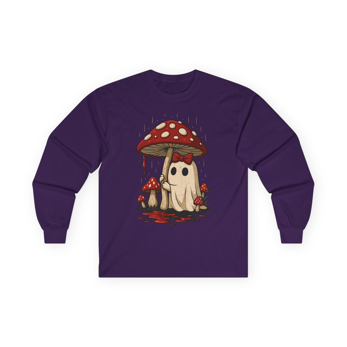 Mushroom Ghost Long Sleeve Tee