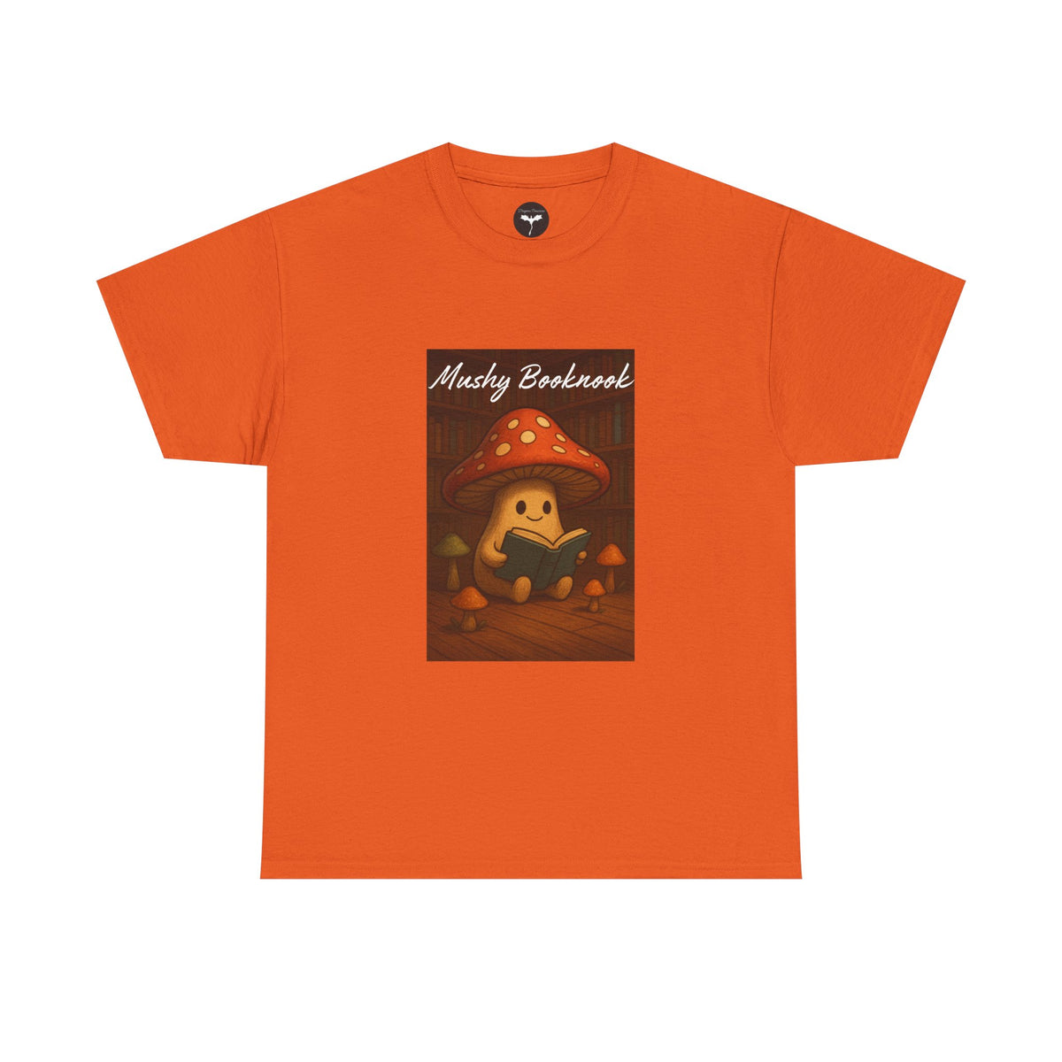 Mushroom Bookworm Tee - Cozy Cotton Unisex T-Shirt, Cute Gift for Book Lovers, Casual Style for Fall, Great for Kids & Adults