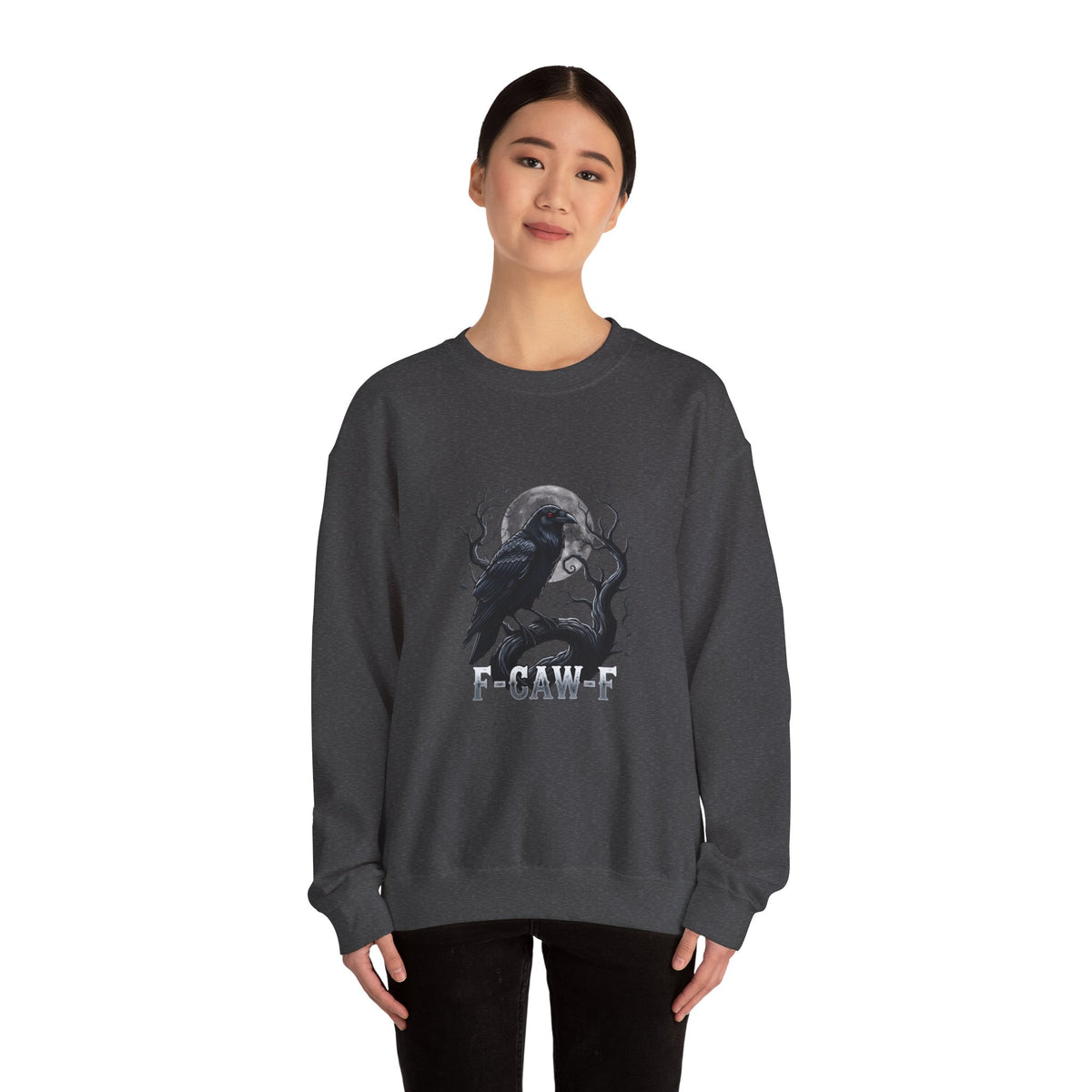 F-Caw-F Gothic Raven Sweatshirt