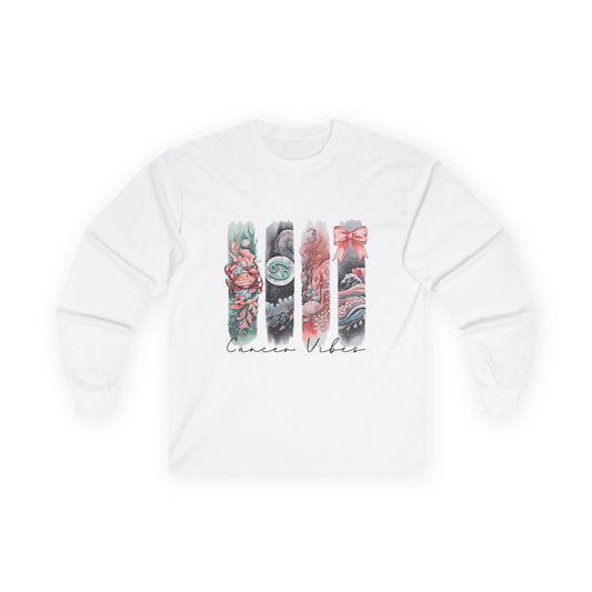 Cancer Astrological Long Sleeve Tee