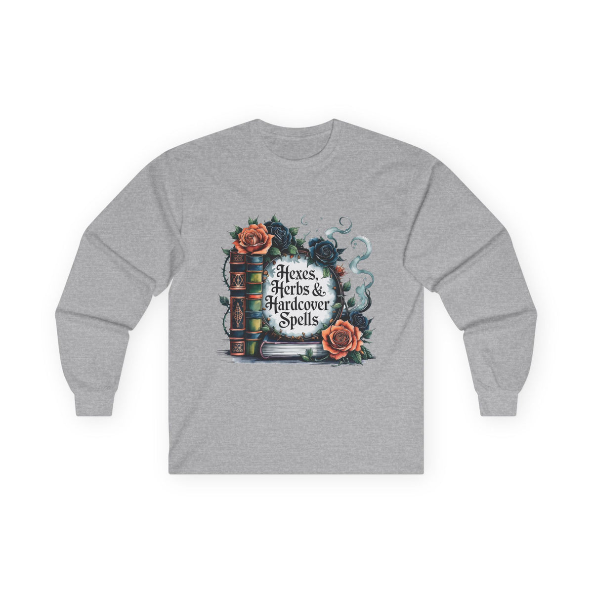 Hexes, Herbs & Hardcovers Long Sleeve Tee