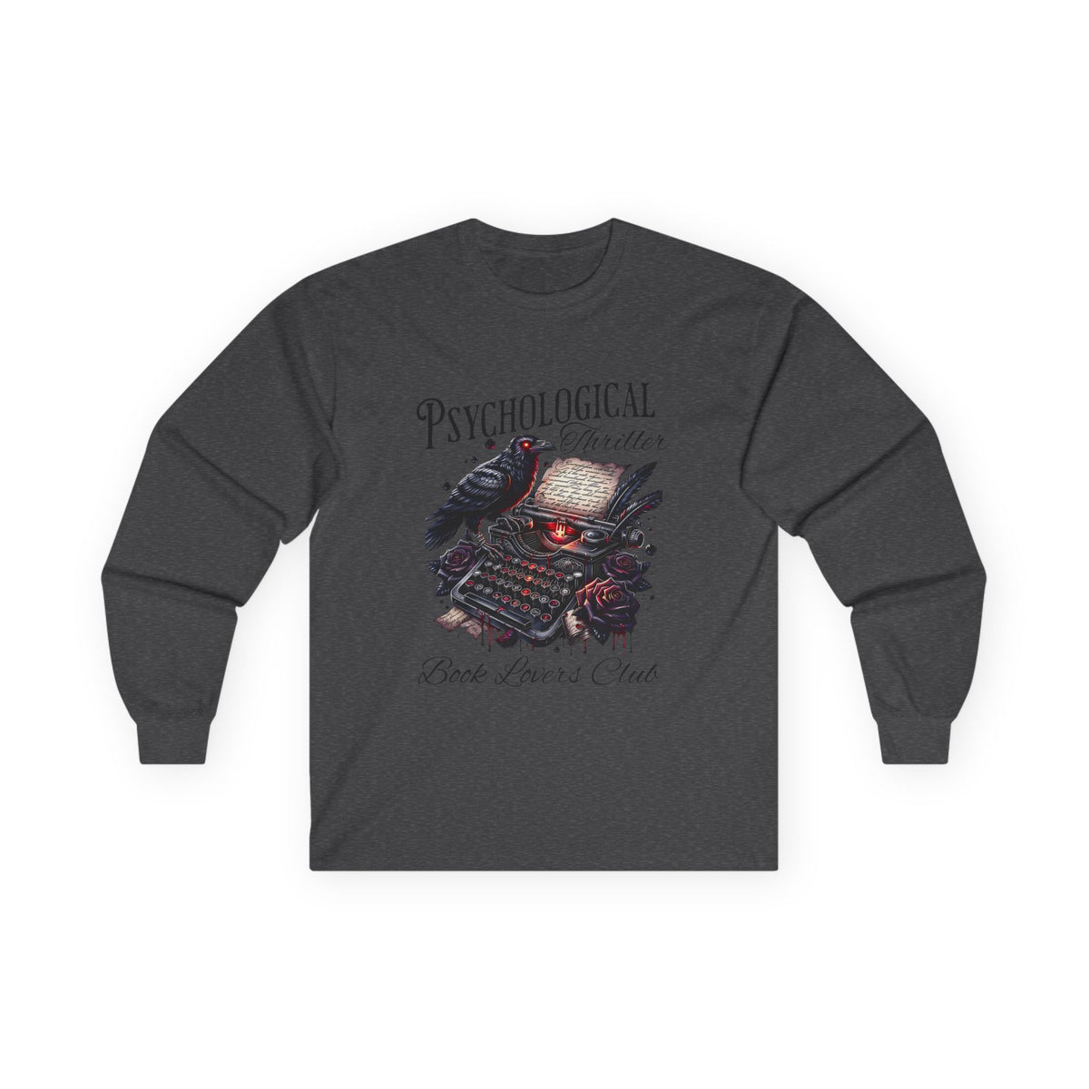 Psychological Thriller Book Lover Long Sleeve Tee