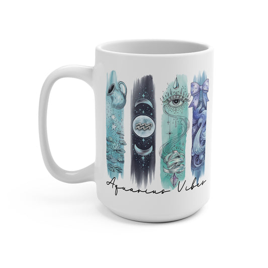 Aquarius Astrological 15oz Mug