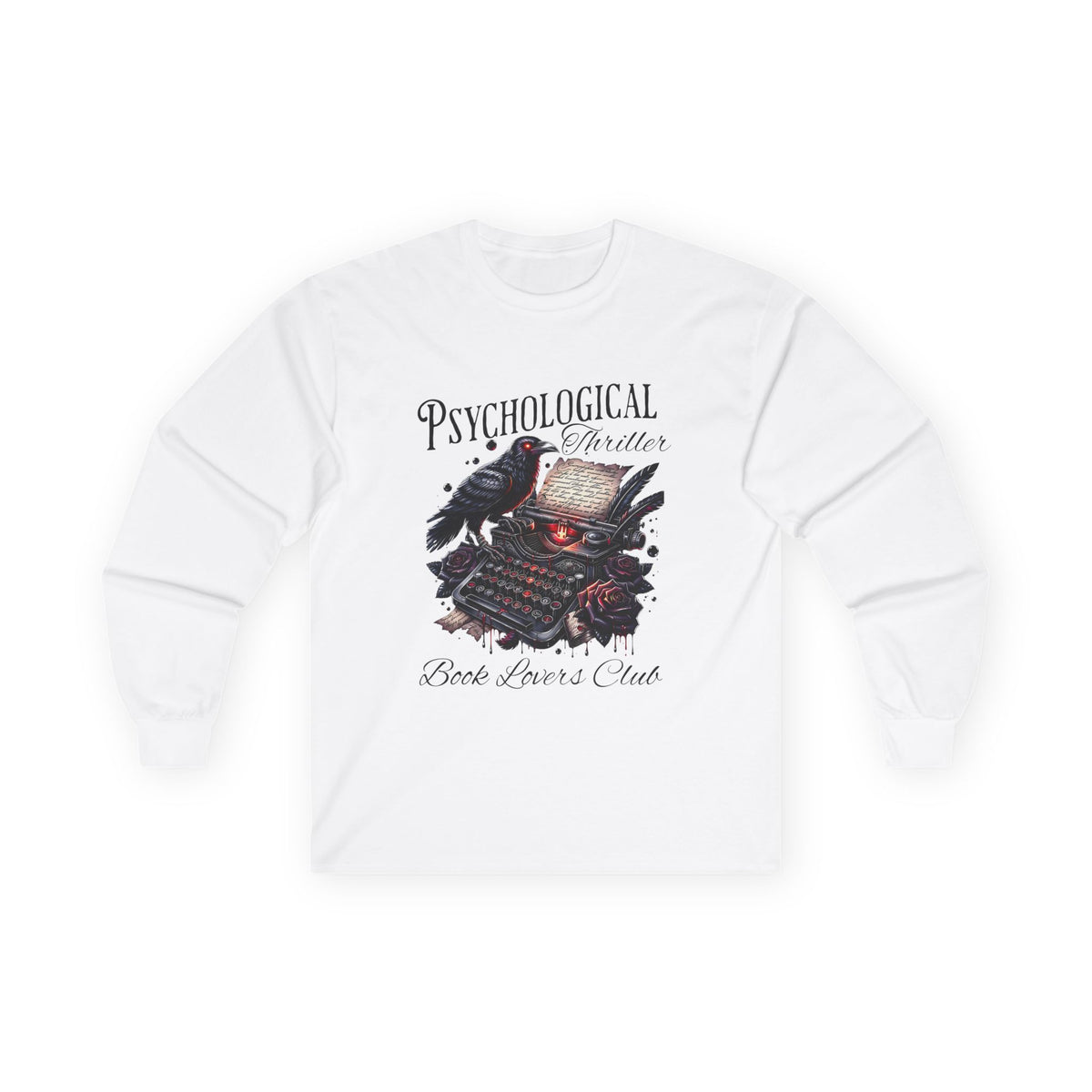 Psychological Thriller Book Lover Long Sleeve Tee