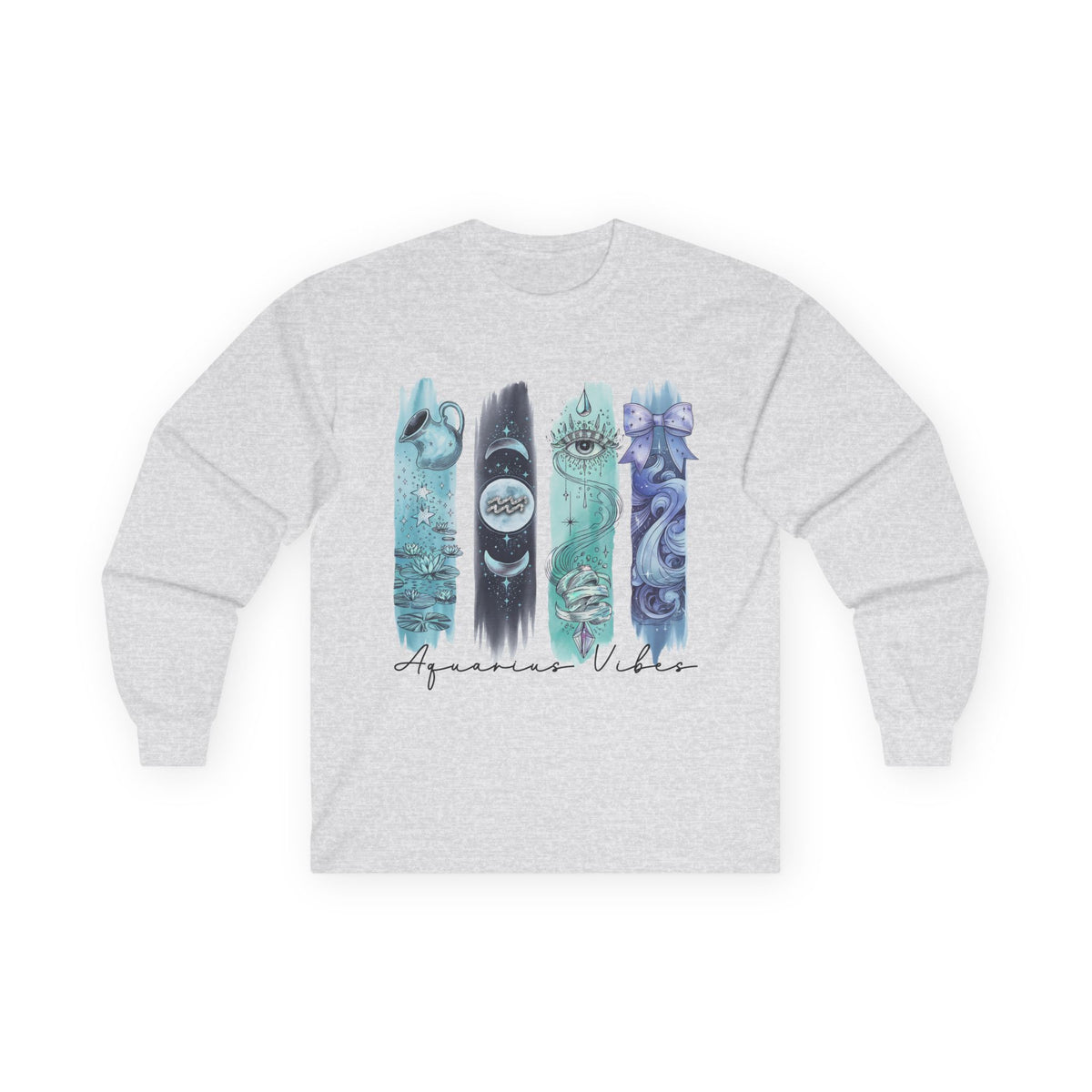 Aquarius Astrological Long Sleeve Tee