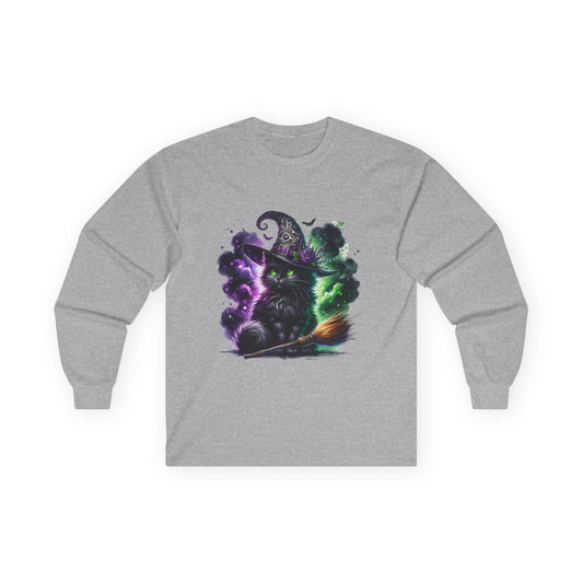 Witchy Kitty Long Sleeve Tee