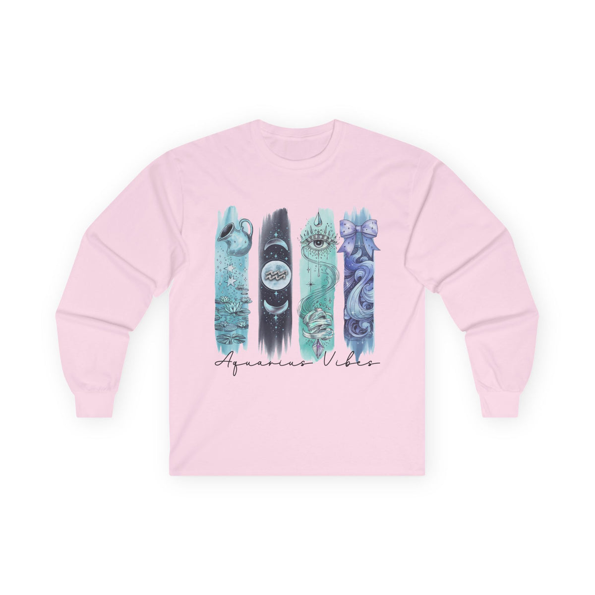 Aquarius Astrological Long Sleeve Tee