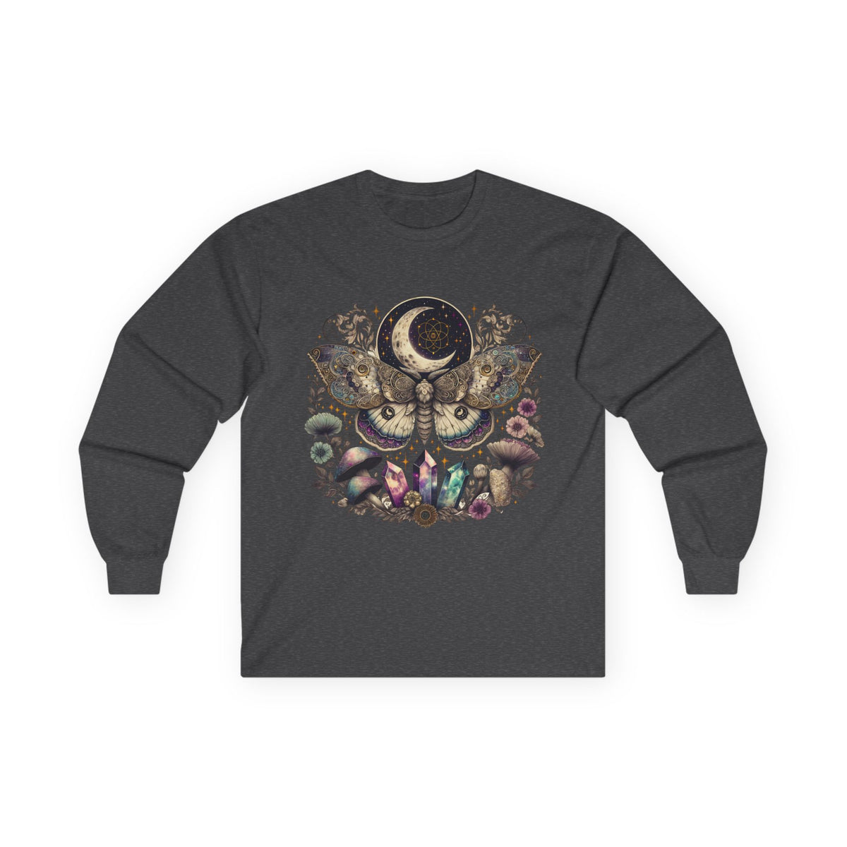 Mystical  Moth Long Sleeve Tee