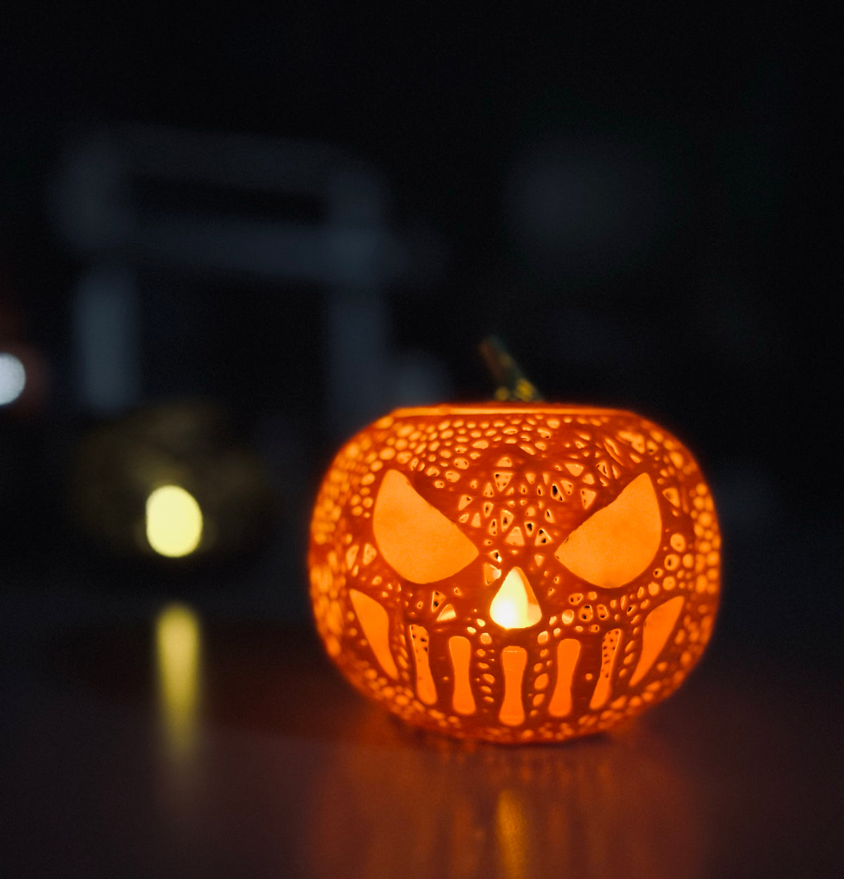 Jack-O-Lantern Tealight Holder-Set of 2
