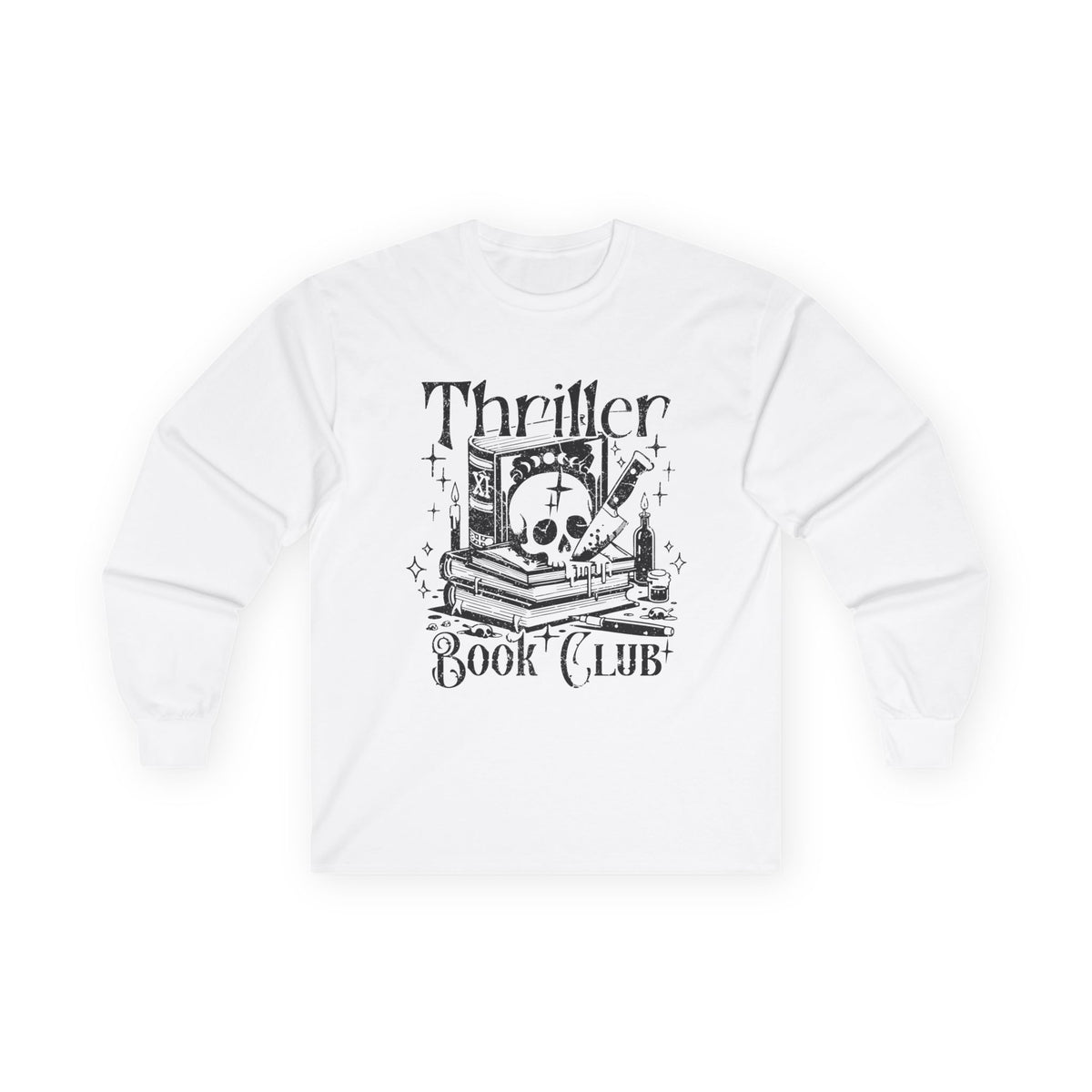 Thriller Book Club Long Sleeve Tee