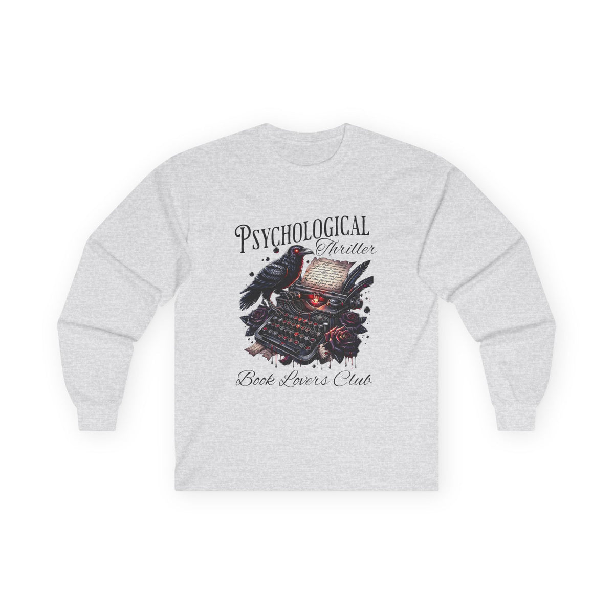 Psychological Thriller Book Lover Long Sleeve Tee