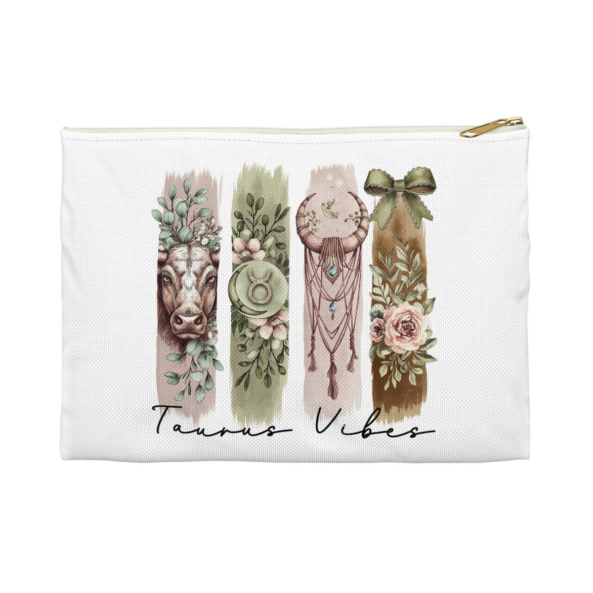 Taurus Astrological Accessory Pouch