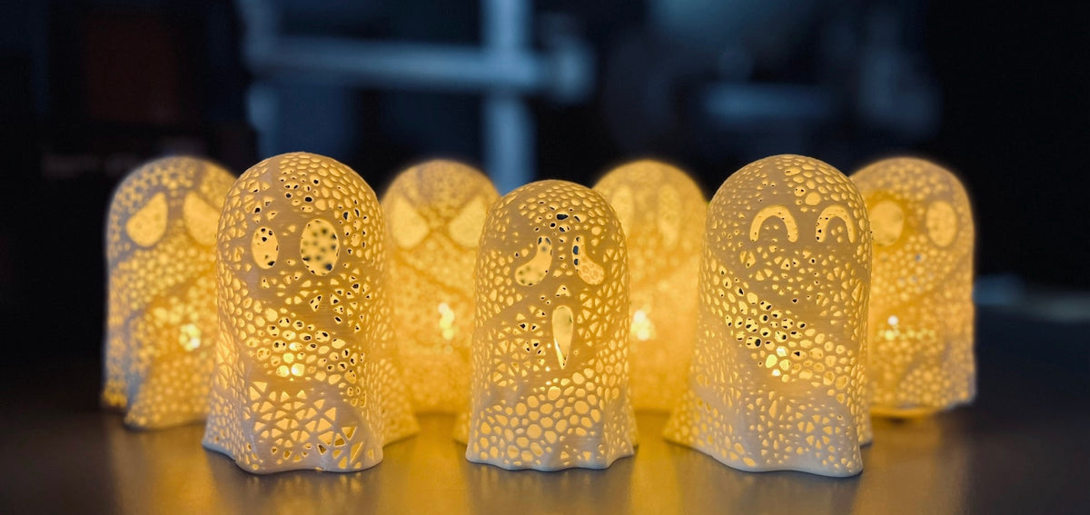 Ghost Tealight Holder-Set of 3