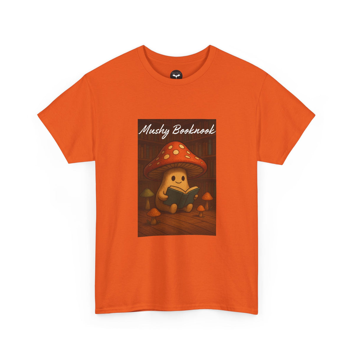 Mushroom Bookworm Tee - Cozy Cotton Unisex T-Shirt, Cute Gift for Book Lovers, Casual Style for Fall, Great for Kids & Adults