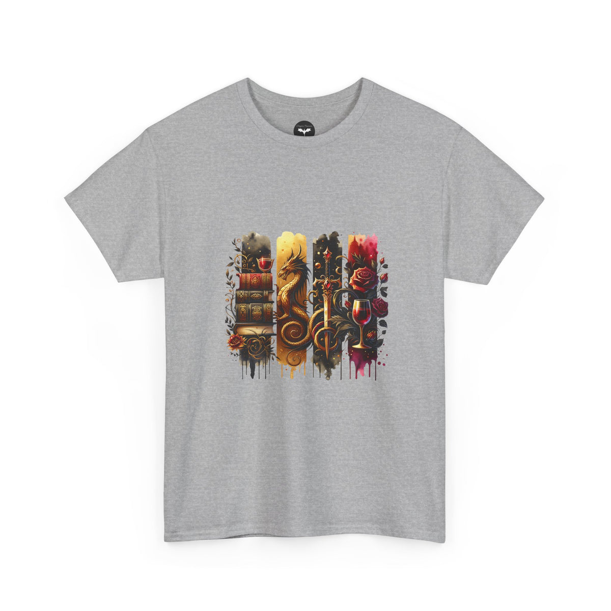 Dragon Fantasy Book T-Shirt
