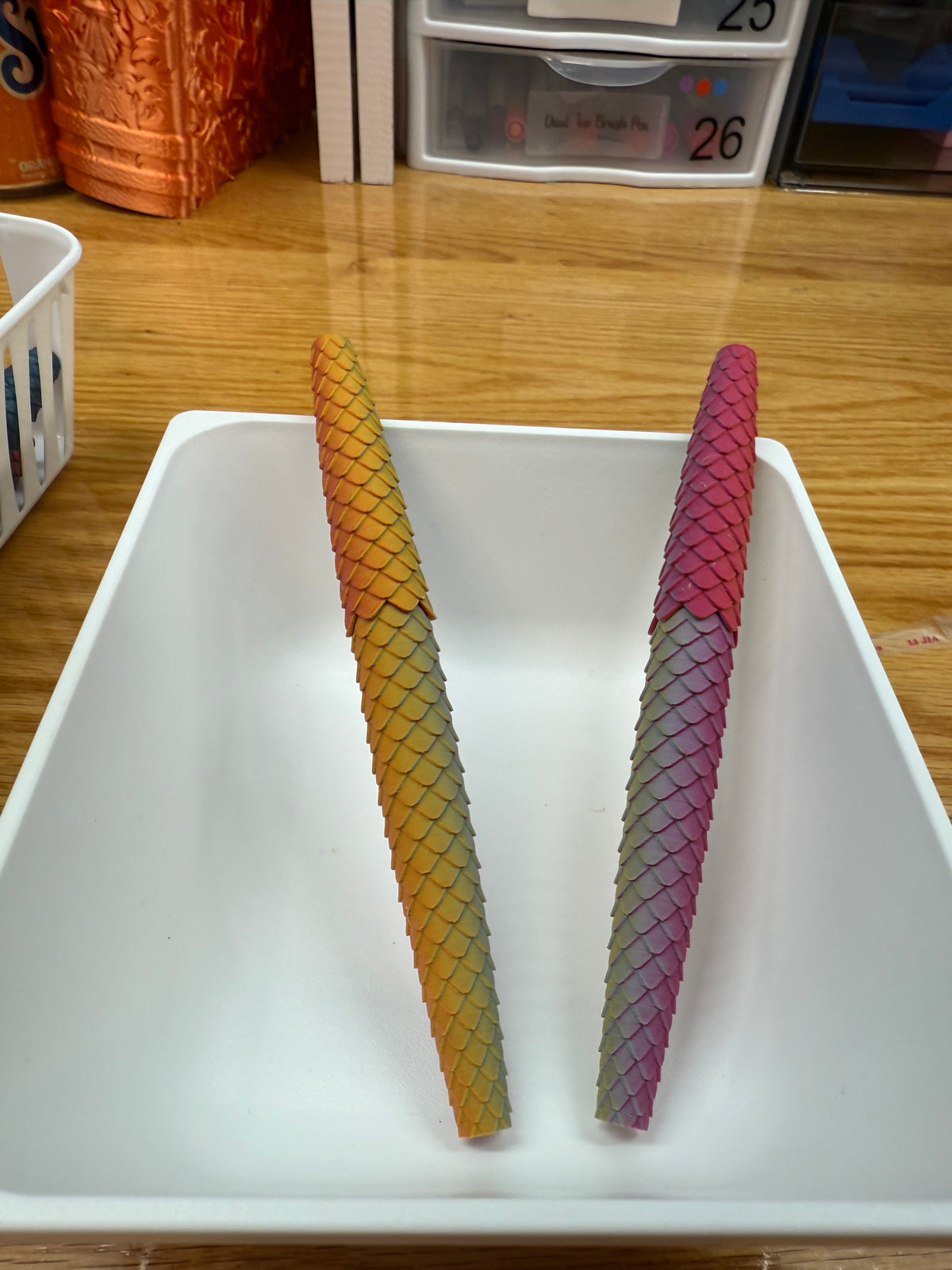 2 Dragon Scale Gel Pens