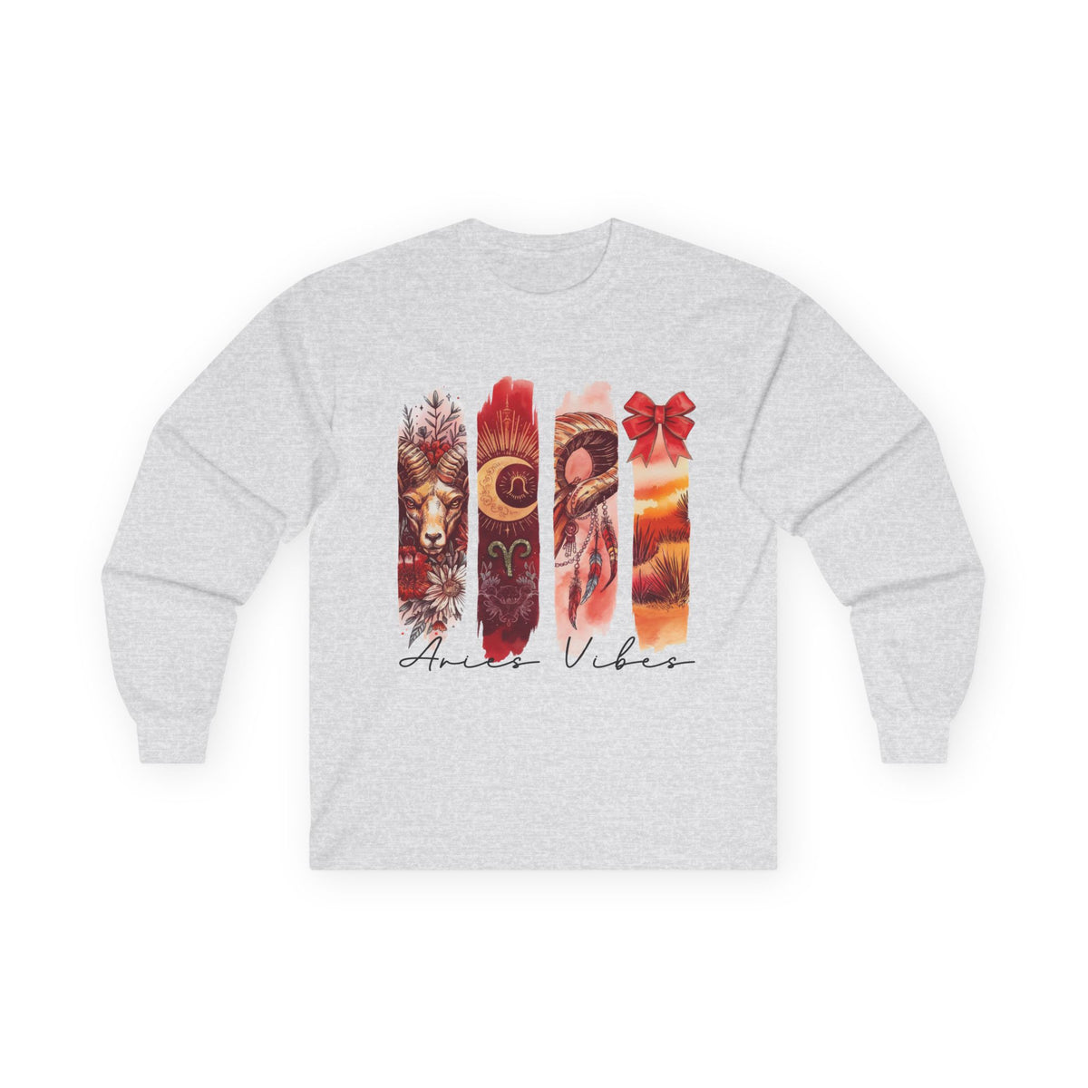 Aries Astrological Long Sleeve Tee
