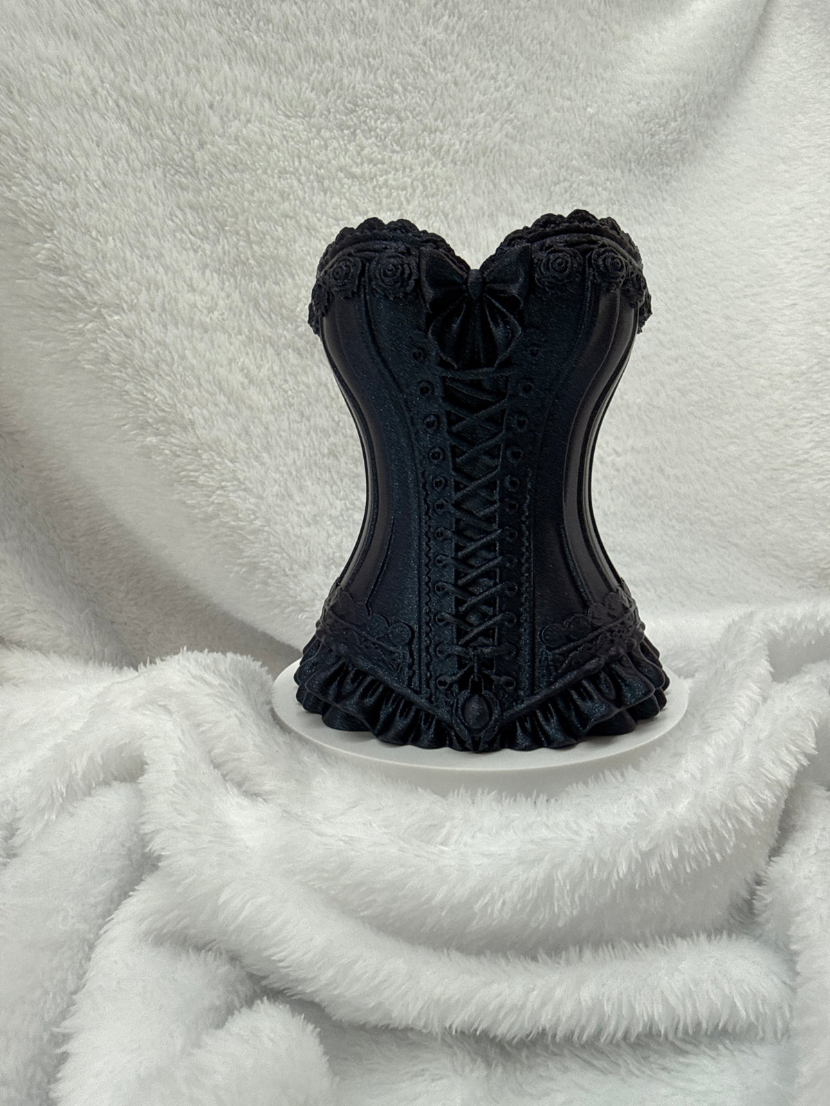 Gothic Corset Pen/Makeup Brushes/Vase