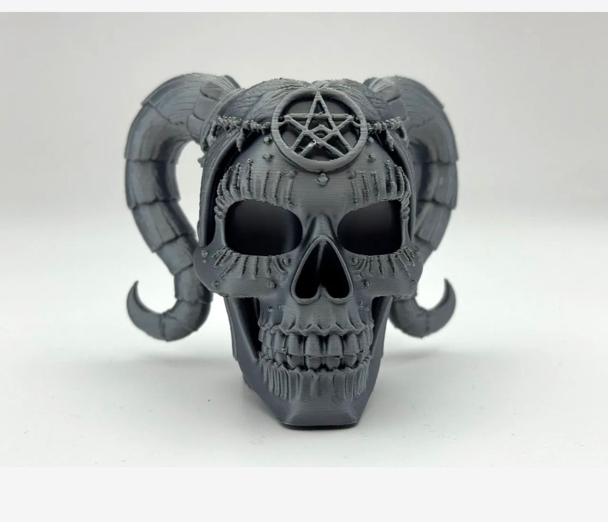Creepy Female Skull