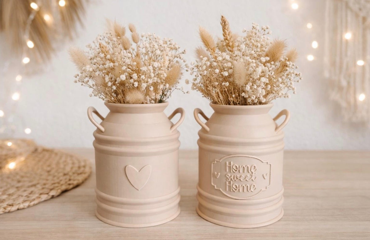 Vintage Milk Can Vase