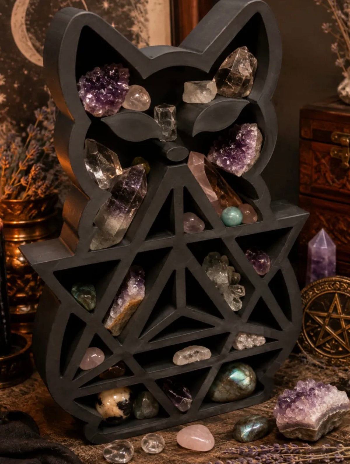 Cat Crystal Holder