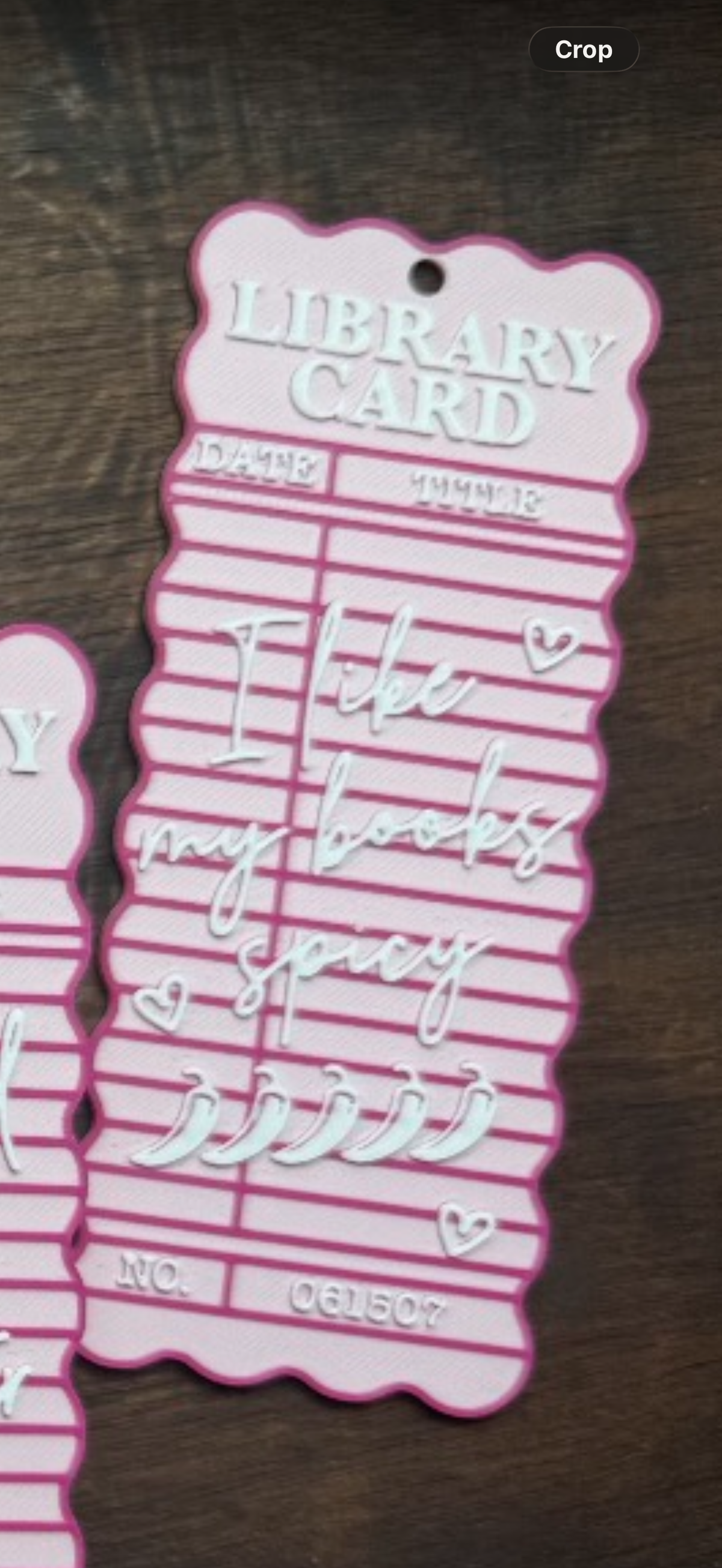 I Like My Books Spicy-Library Card Bookmarks