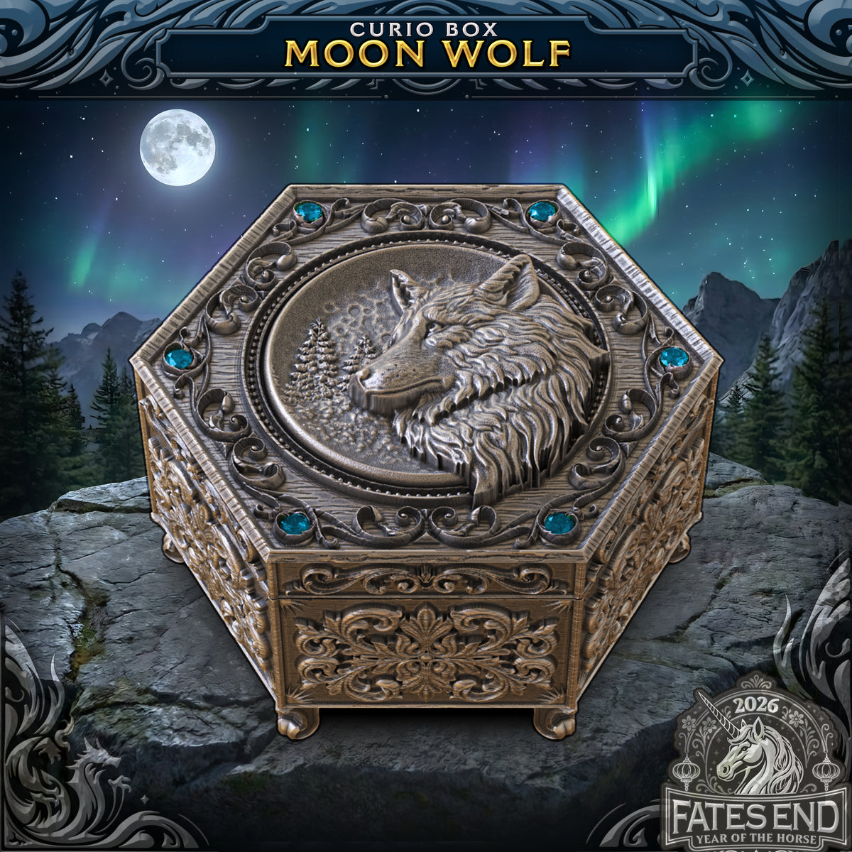 Moon Wolf Trinket Holders