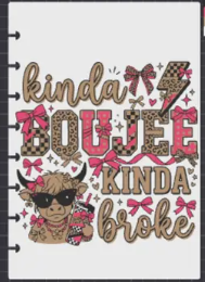 Kinda Boujee, Kinda broke - A5 Notebook