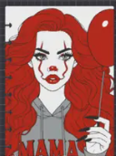 Horror Clown Mama - A5 Notebook
