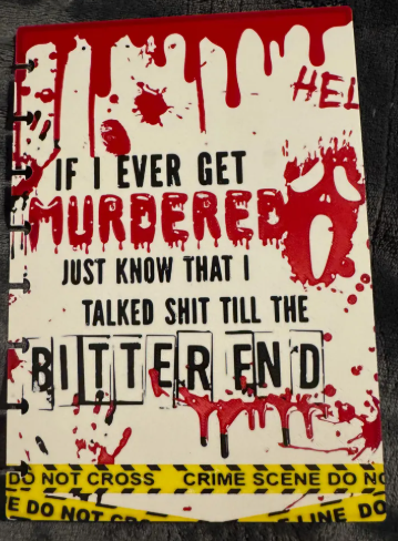 Talked Shit to the Bitter End - A5 Notebook