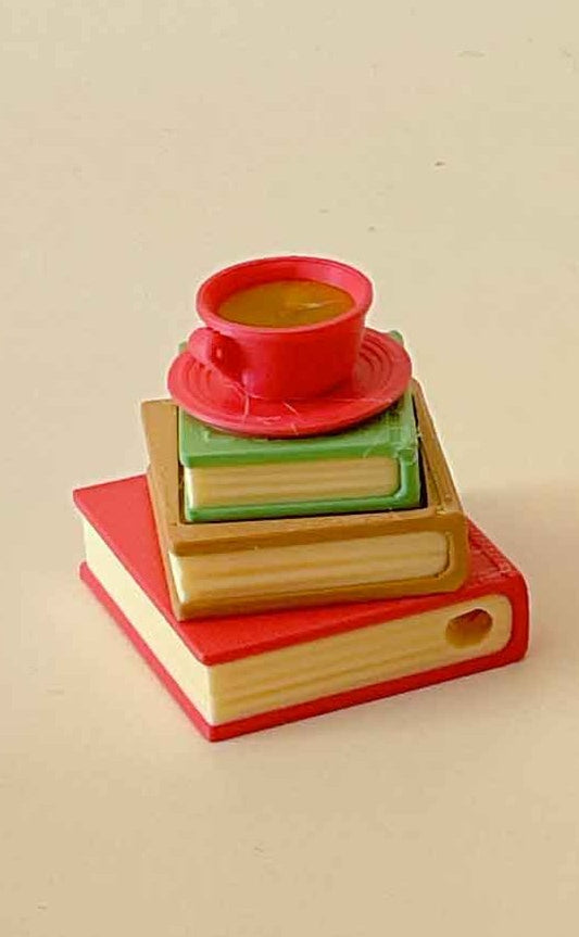 Cup of Tea w/Books Clicker