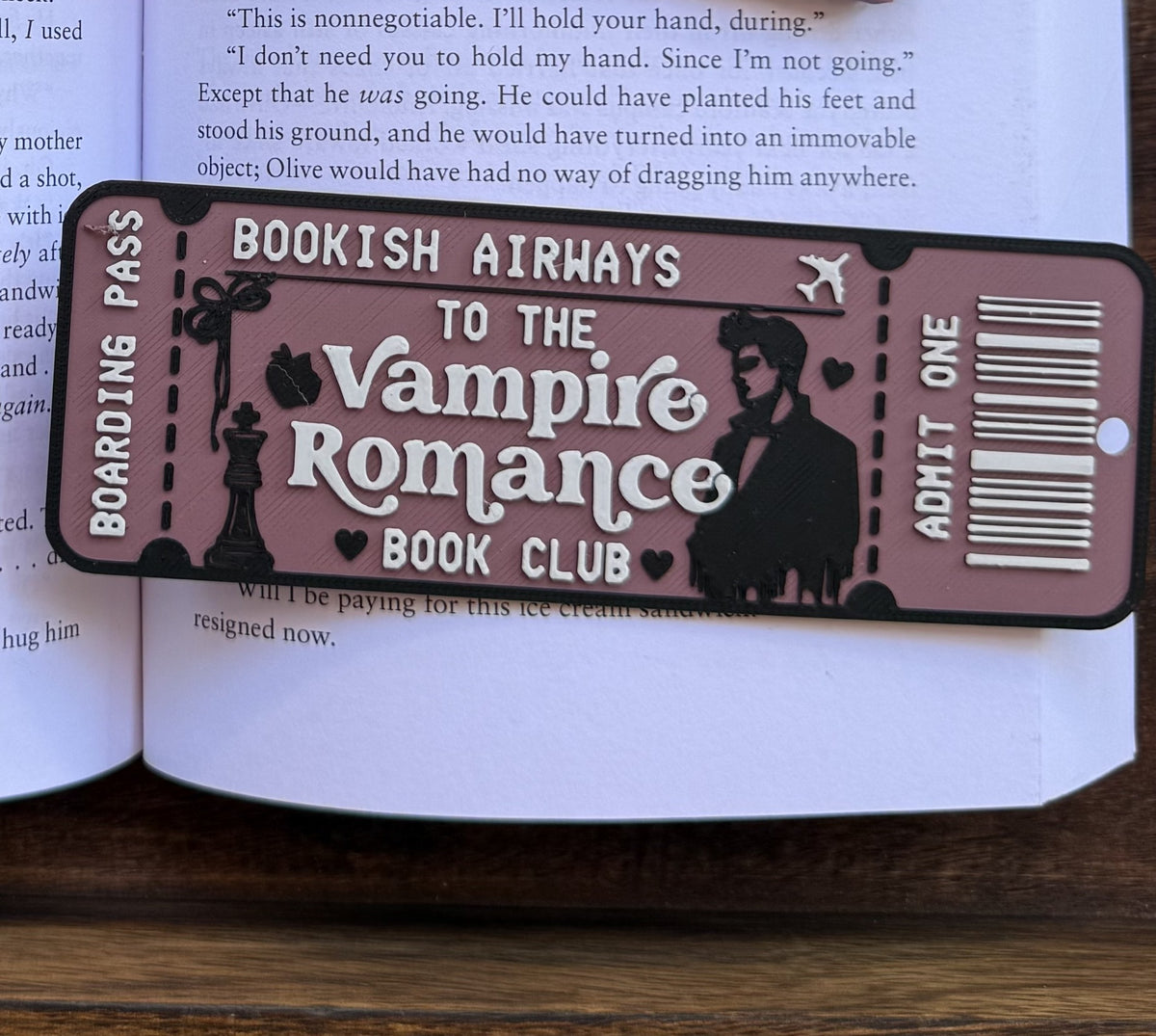 Vampire Era Ticket Bookmark