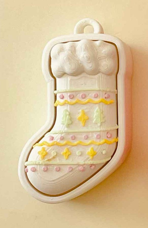 White Christmas Stocking Clicker