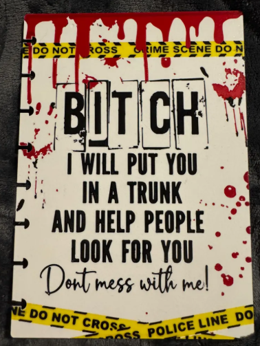 Bitch, I Will Put You in the Trunk... - A5 Notebook