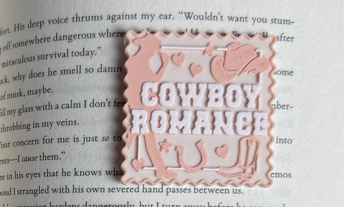 Cowboy Square Pin or Popsocket