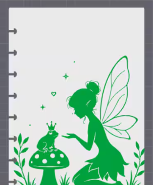 Simple Prince Frog & Fairy - A5 Notebook